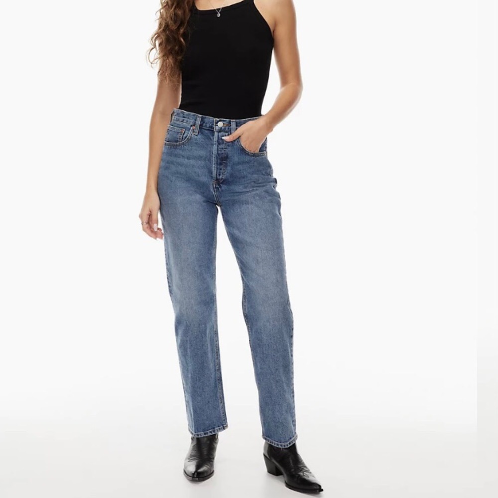 Aritzia Demin Forum Joni High Rise Loose